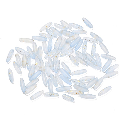 Frosted Glass Beads FGLA-L001-001I-1