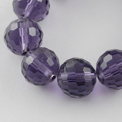 Transparent Glass Bead Strands GLAA-R095-12mm-10-1