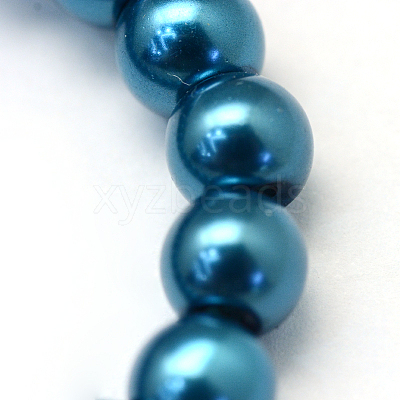 Baking Paint Glass Pearl Bead Strands HY-Q003-3mm-06-1