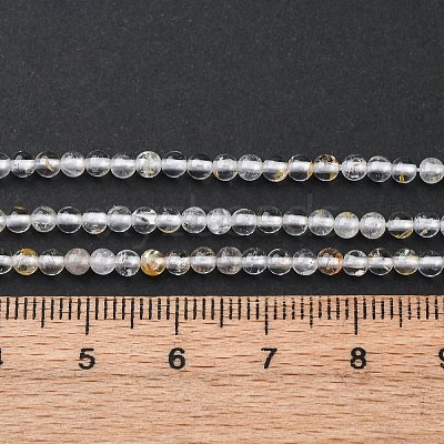 Natural White Topaz Beads Strands LS-G-RM2025-B04-3mm-1
