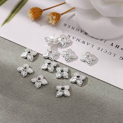 Tibetan Style Bead Caps X-TIBEB-Q018-S-LF-1