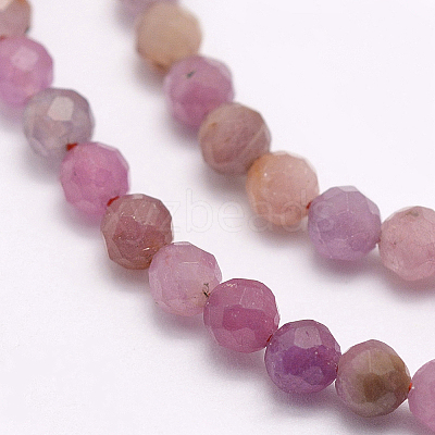 Natural Ruby Beads Strands G-F509-16-3mm-1