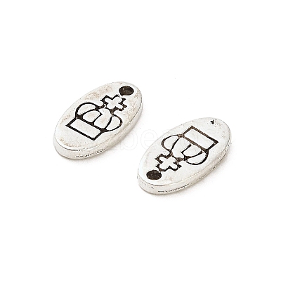 Tibetan Style Alloy Pendants PALLOY-R145-18B-AS-1