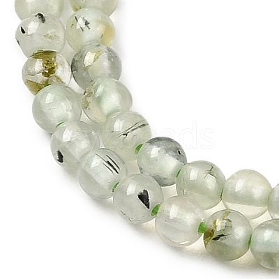 Natural Prehnite Beads Strands G-RM250104-A9-1