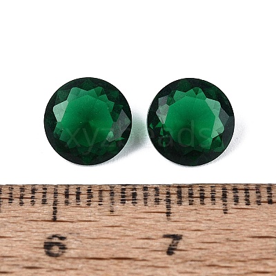 Diamond Shaped Cubic Zirconia Pointed Back Cabochons ZIRC-R004-8mm-08-1
