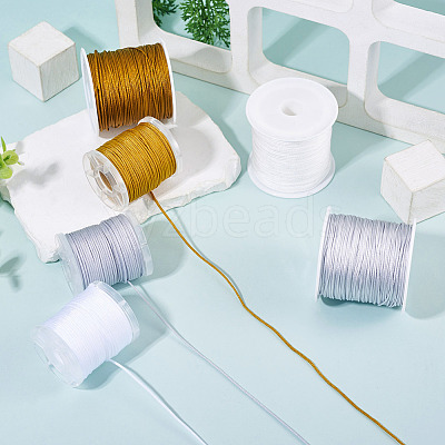 6Rolls 6 Colors Nylon Braided Cord NWIR-TA0001-46A-1