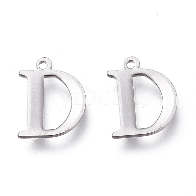 Tarnish Resistant 304 Stainless Steel Charms STAS-H112-D-P-1