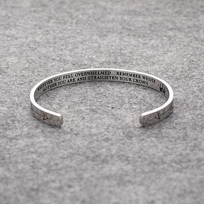 Tarnish Resistant 304 Stainless Steel Cuff Bangle WU8630-3-1
