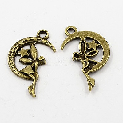 Zinc Alloy Fairy Sprite Charms LS-PALLOY-A18526-AB-FF-1