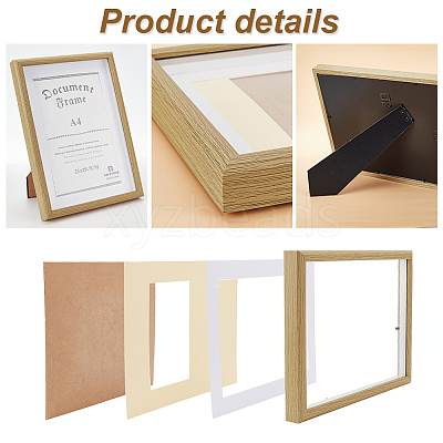 Wood Vertical Photo Frames DJEW-WH0063-44B-01-1