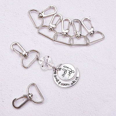 Alloy Swivel Lobster Claw Clasps PH-PALLOY-G233-11P-1