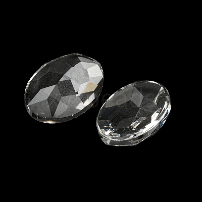 Transparent K5 Glass Cabochons GLAA-NH0001-01C-1