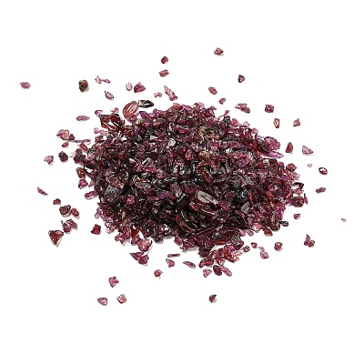 Natural Garnet Chip Beads G-O103-15H-01-1