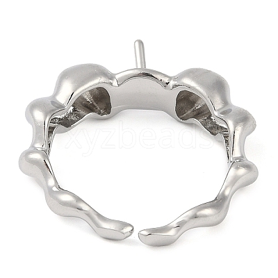 Brass Cuff Finger Ring Settings LS-KK-L219-15C-P-1