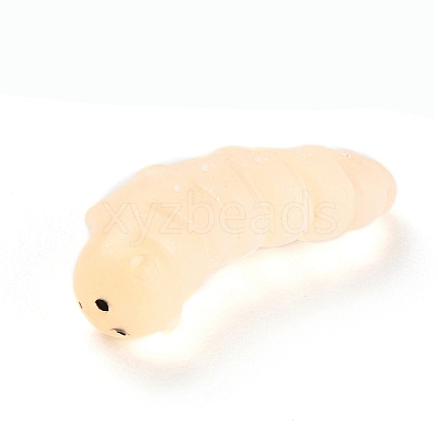 Luminous Resin Worm Ornament DJEW-R011-01C-05-1
