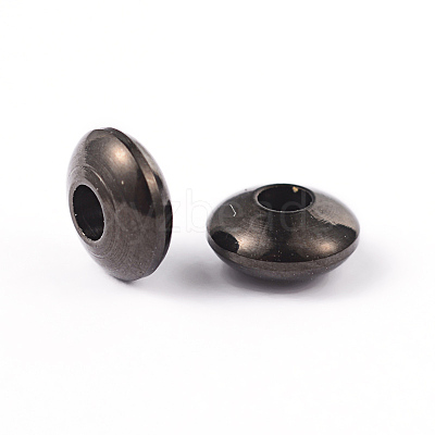 Rondelle 304 Stainless Steel Spacer Beads X-STAS-L176-06-1