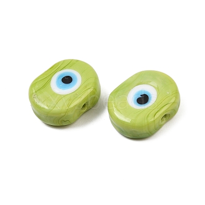 Handmade Evil Eye Lampwork Beads LS-LAMP-G168-02K-1