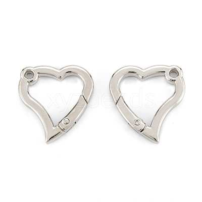 Zinc Alloy Spring Gate Rings X-PALLOY-L233-05A-P-1