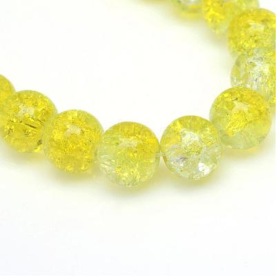Baking Paint Crackle Glass Bead Strands CCG-S001-10mm-04-1