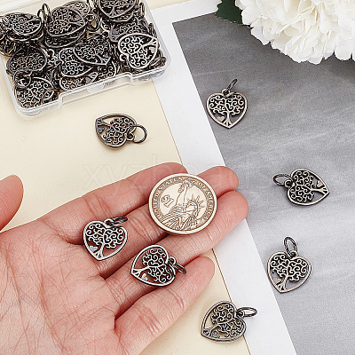 40Pcs Alloy Pendant PALLOY-GA00034-1