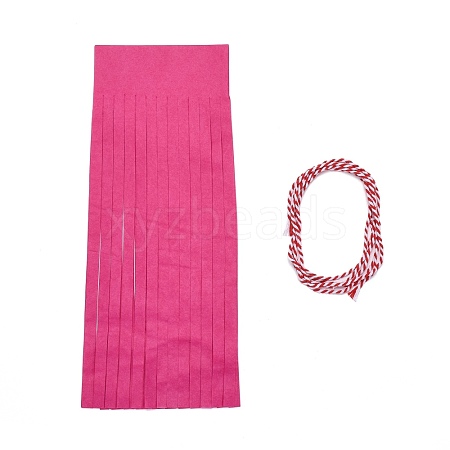 Paper Tassel Banner AJEW-WH0007-01M-1