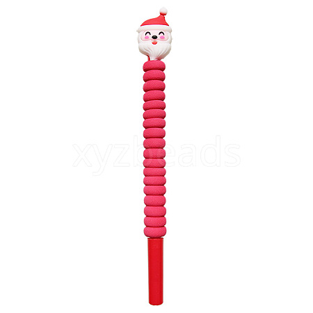 Christmas Theme Plastic Diamond Painting Point Drill Pen XMAS-PW0001-099E-1