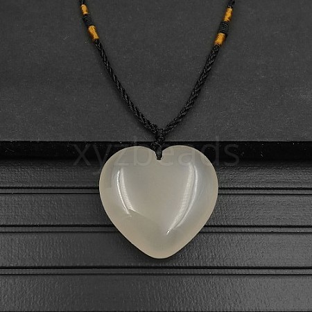 Natural Agate Pendant Necklaces XA8803-15-1