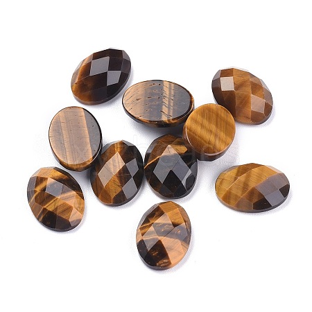Natural Tiger Eye Cabochons LS-G-G760-A06-1