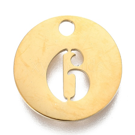 304 Stainless Steel Pendants STAS-F233-06-G-1