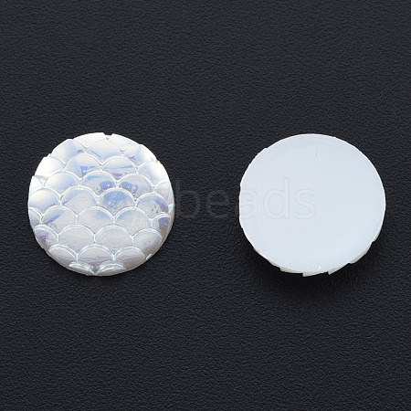 ABS Plastic Imitation Pearl Cabochons KY-N015-21A-1