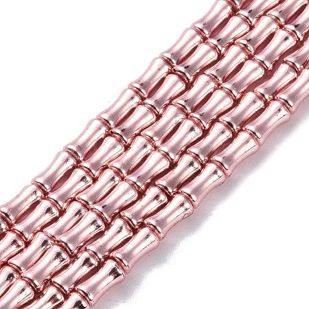 Electroplate Glass Beads Strands EGLA-Q128-13D-1