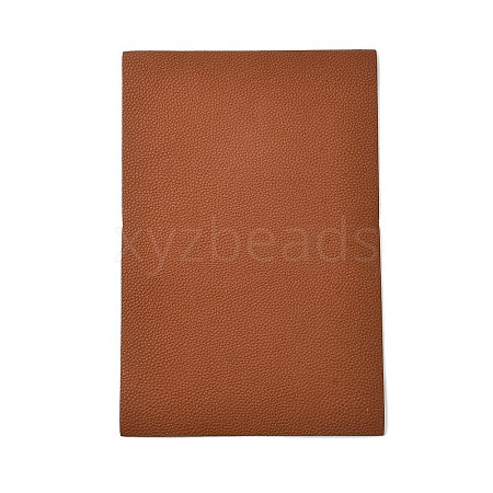 Lichee Pattern Double-Faced Imitation Leather Fabric DIY-WH0171-45D-1