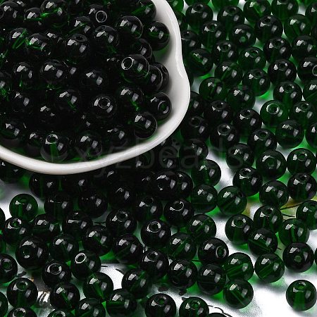 Transparent Colours Glass Seed Beads SEED-Z004-T8MM-01-1