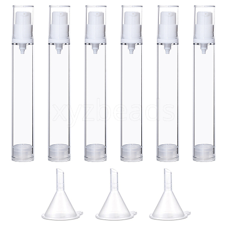 Globleland 6Pcs Plastic Sample Perfume Spray Bottles MRMJ-GL0001-15-1