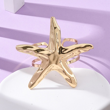 Alloy & Iron Cuff Bangles for Women BJEW-F501-04B-KCG-1