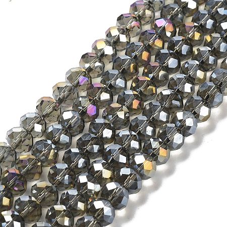 Electroplate Glass Beads Strands EGLA-A034-T4mm-B19-1