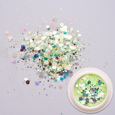 Holographic Nail Glitter Powder Flakes MRMJ-T063-361K-1