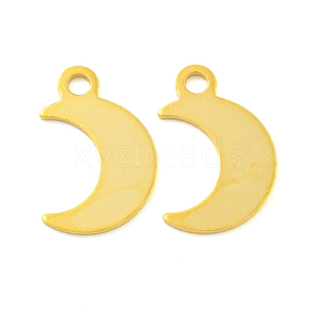 925 Sterling Silver Moon Charms STER-B005-35G-1