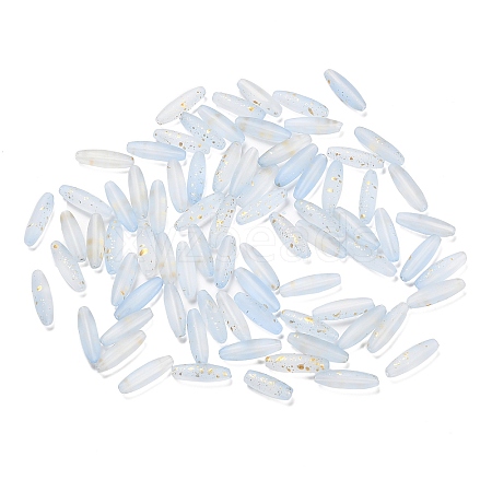 Frosted Glass Beads FGLA-L001-001I-1