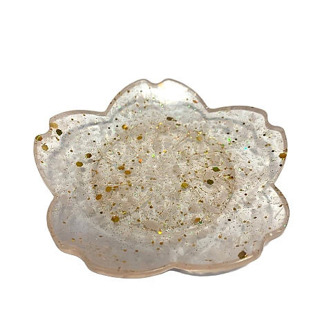 Resin Flower Plate Display Decoration PW-WG54171-22-1
