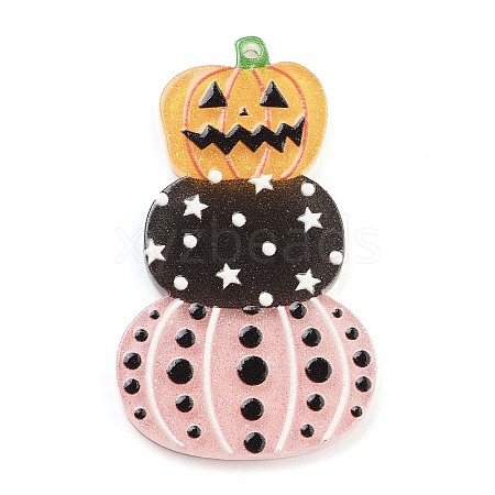 Halloween Printed Acrylic Pendants MACR-M048-03E-1