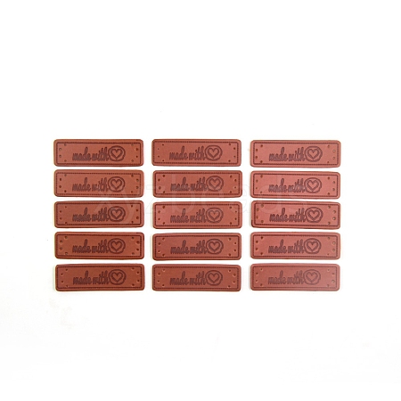 PU Imitation Leather Label Tags PW-WG23376-04-1