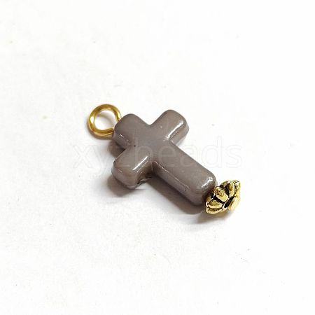 Opaque Acrylic Pendants PALLOY-TAC0074-01-1