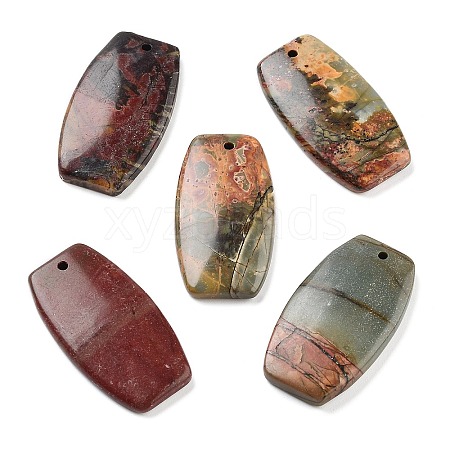 Natural Polychrome Jasper/Picasso Stone/Picasso Jasper Pendants G-S366-003-1