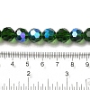 Electroplate Transparent Glass Beads Strands EGLA-A035-T10mm-L10-4