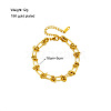Stainless Steel Knot Thorn Link Chain Bracelets & Necklaces Sets WGD3F87-03-3