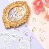24Pcs 6 Style Brass Micro Pave Clear Cubic Zirconia Earring Hooks KK-BBC0002-11-4