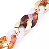 Imitation Gemstone Style Handmade Acrylic Curb Chains AJEW-JB00534-02-2