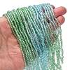 Transparent Painted Glass Beads Strands DGLA-A034-T1mm-A16-2