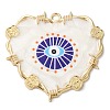 Zinc Alloy Enamel Pendants ENAM-Z013-02D-1